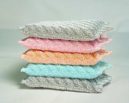 贵州斜纹提花竹纤维清洁块（挂孔式）