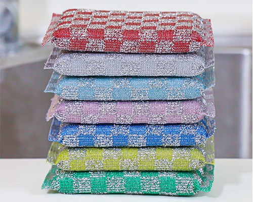 南阳6针中方格提花清洁块